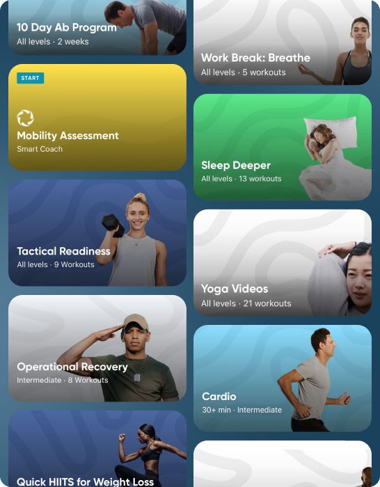 MOVE Powered by Sequel AI mobile app programs
